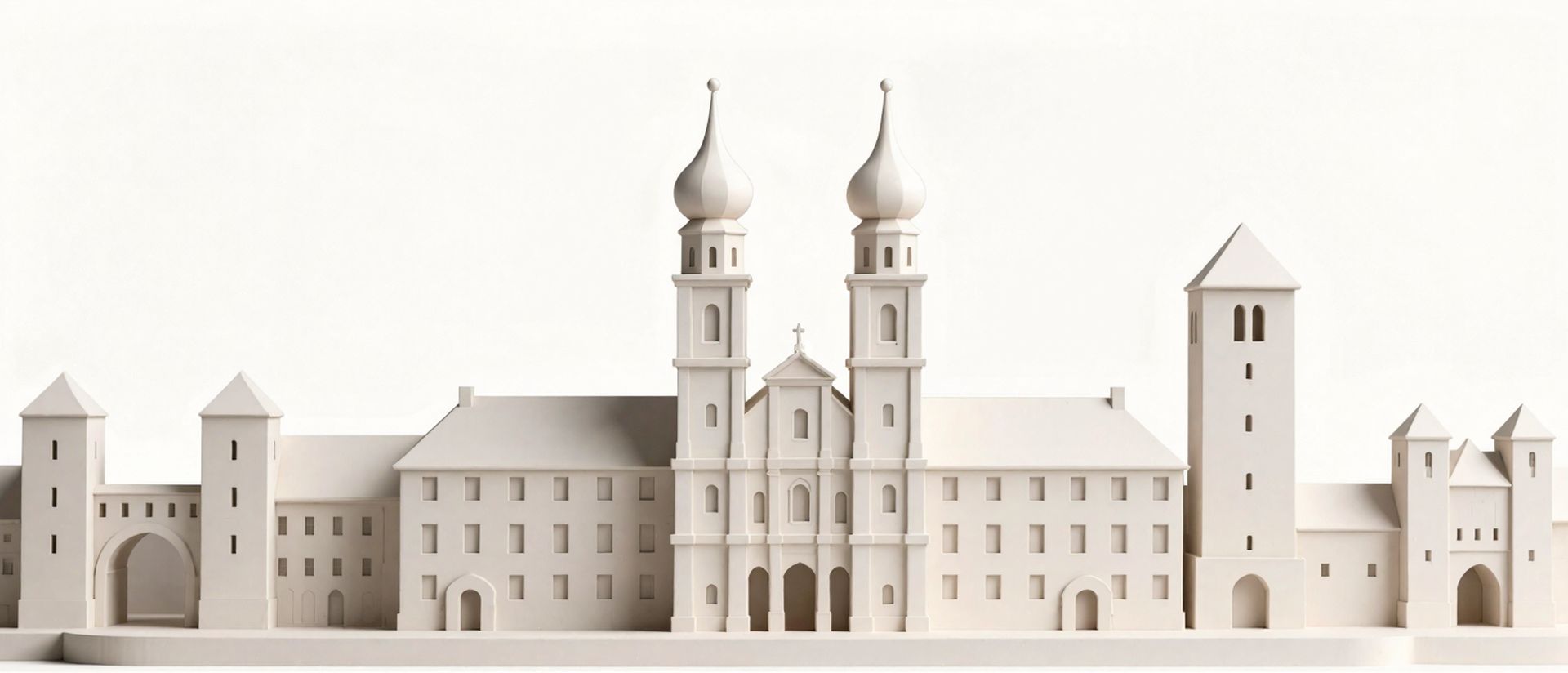 Weiterbildung Augsburg Geförderte Weiterbildung in Augsburg — Wahrzeichen von Augsburg als Architekturmodell