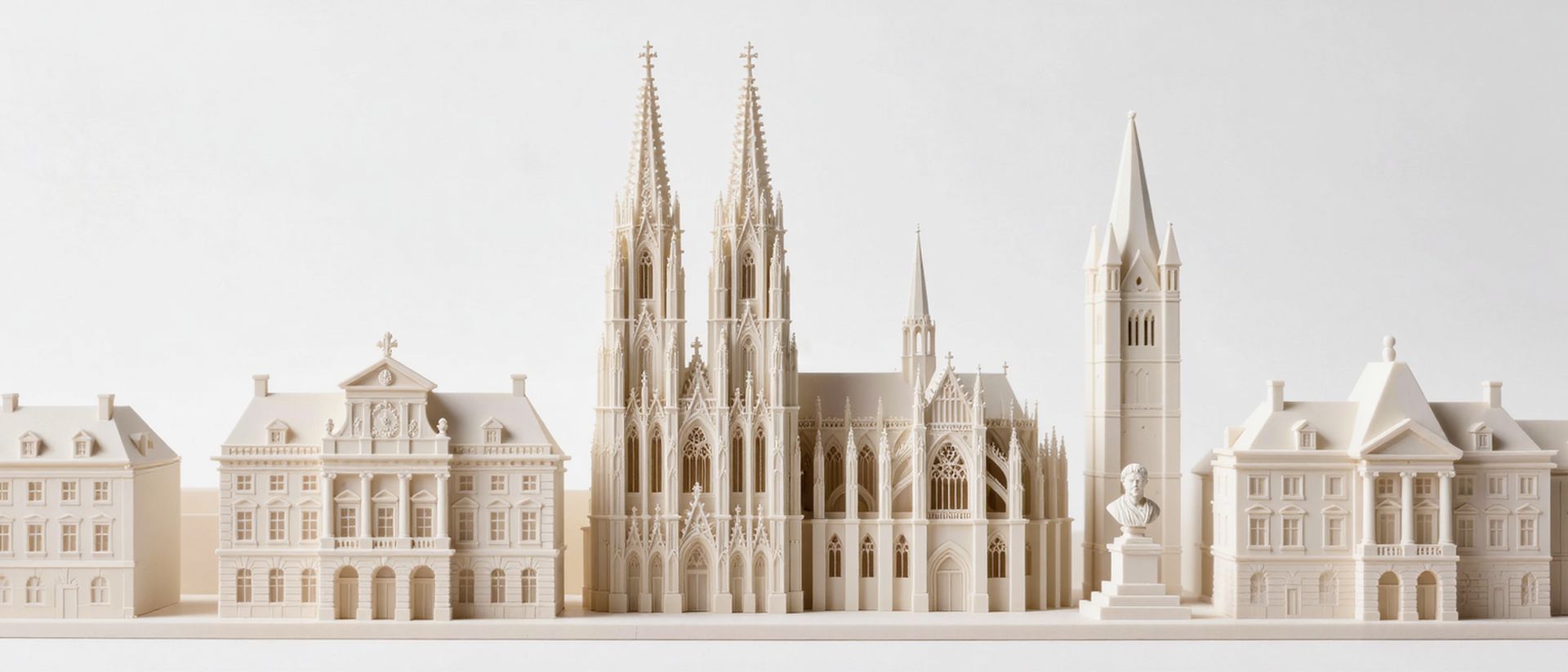 Weiterbildung Bonn Geförderte Weiterbildung in Bonn — Wahrzeichen von Bonn als Architekturmodell