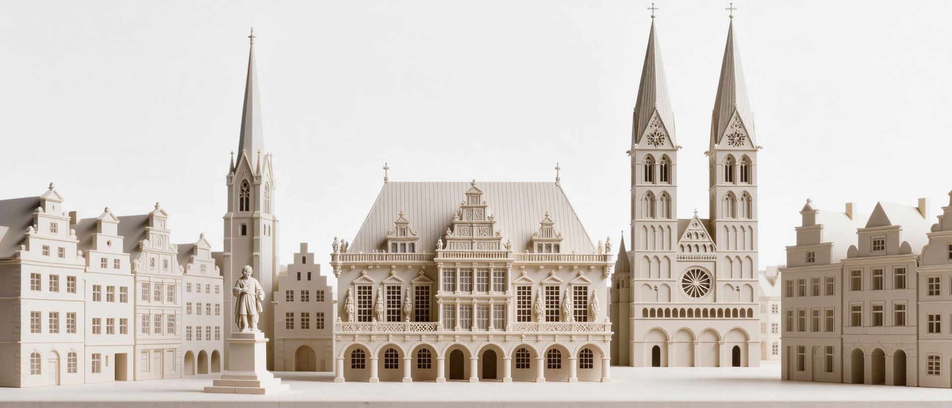 Weiterbildung Bremen Geförderte Weiterbildung in Bremen — Wahrzeichen von Bremen als Architekturmodell