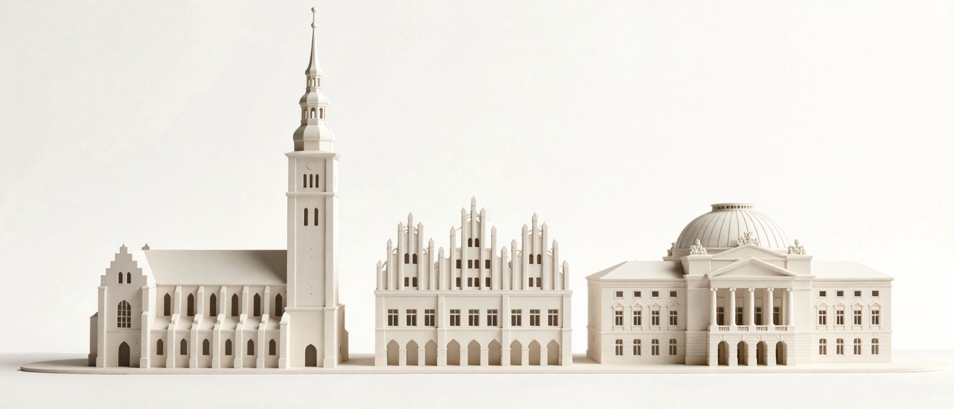 Geförderte Weiterbildung in Cottbus — Wahrzeichen von Cottbus als Architekturmodell