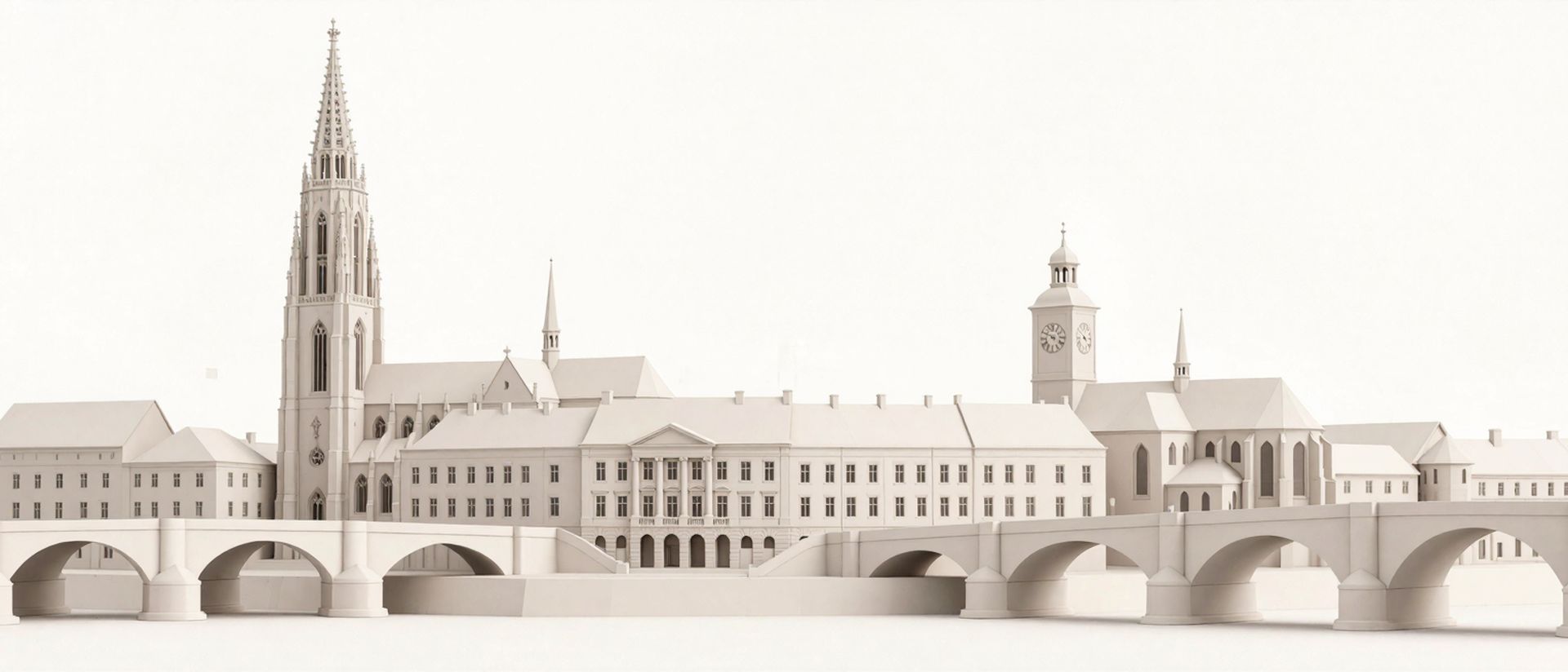 Geförderte Weiterbildung in Heilbronn — Wahrzeichen von Heilbronn als Architekturmodell