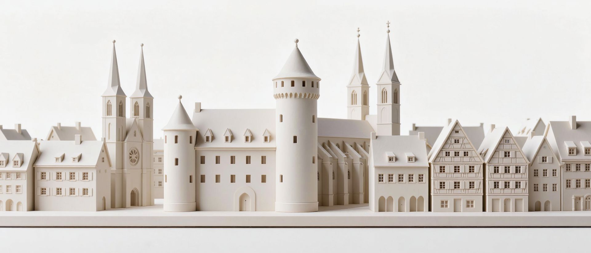 Geförderte Weiterbildung in Nürnberg — Wahrzeichen von Nürnberg als Architekturmodell