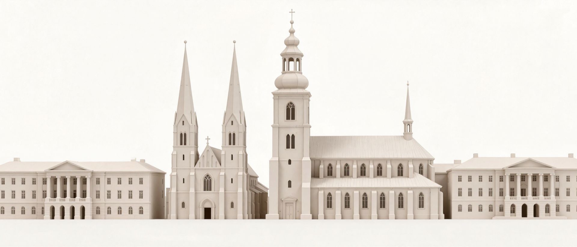 Weiterbildung Oldenburg Geförderte Weiterbildung in Oldenburg — Wahrzeichen von Oldenburg als Architekturmodell