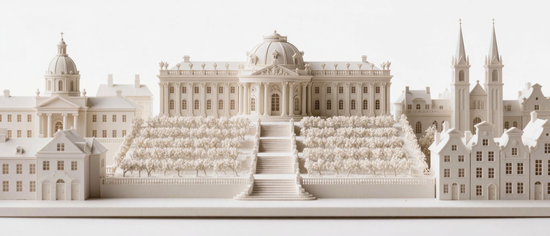 Weiterbildung Potsdam Geförderte Weiterbildung in Potsdam — Wahrzeichen von Potsdam als Architekturmodell