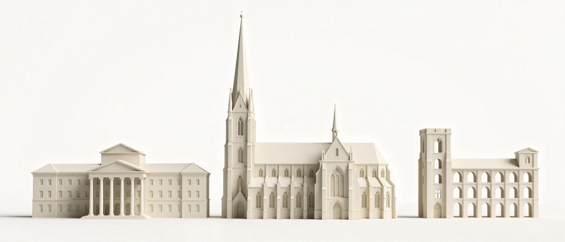 Weiterbildung Zwickau Geförderte Weiterbildung in Zwickau — Wahrzeichen von Zwickau als Architekturmodell